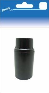 Portalampada Streamline e14 bachelite nera liscia 6642200