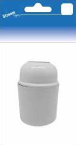 Portalampada Streamline e27 bachelite bianca liscia 6642720