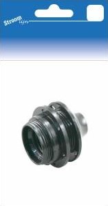 Portalampada Streamline e27 nero con collare e ghiera 6643000