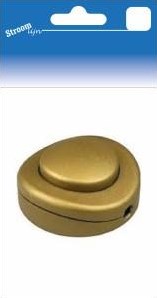 Interruttore da pavimento Streamline rotondo oro 2a 6676830