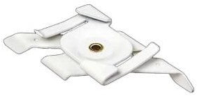 Morsetto a soffitto per sistema. binario trifase bianco - 5050403