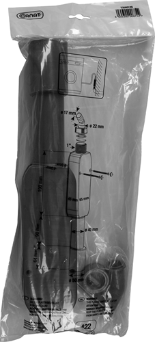 Cornat sifone lavatrice 1'' 40 50mm 422 - t356012g