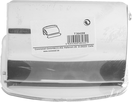 Portarrollos de papel higiénico Cornat con tapa de acero inoxidable - t364399