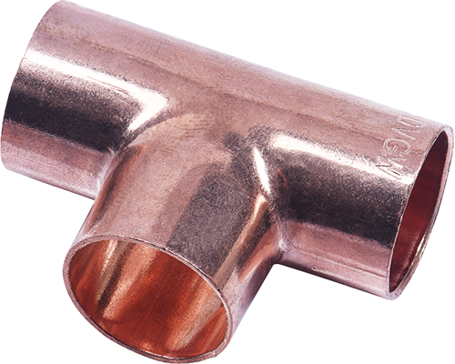Cornat T a saldare Cu 15mm (10 pezzi) - t563015