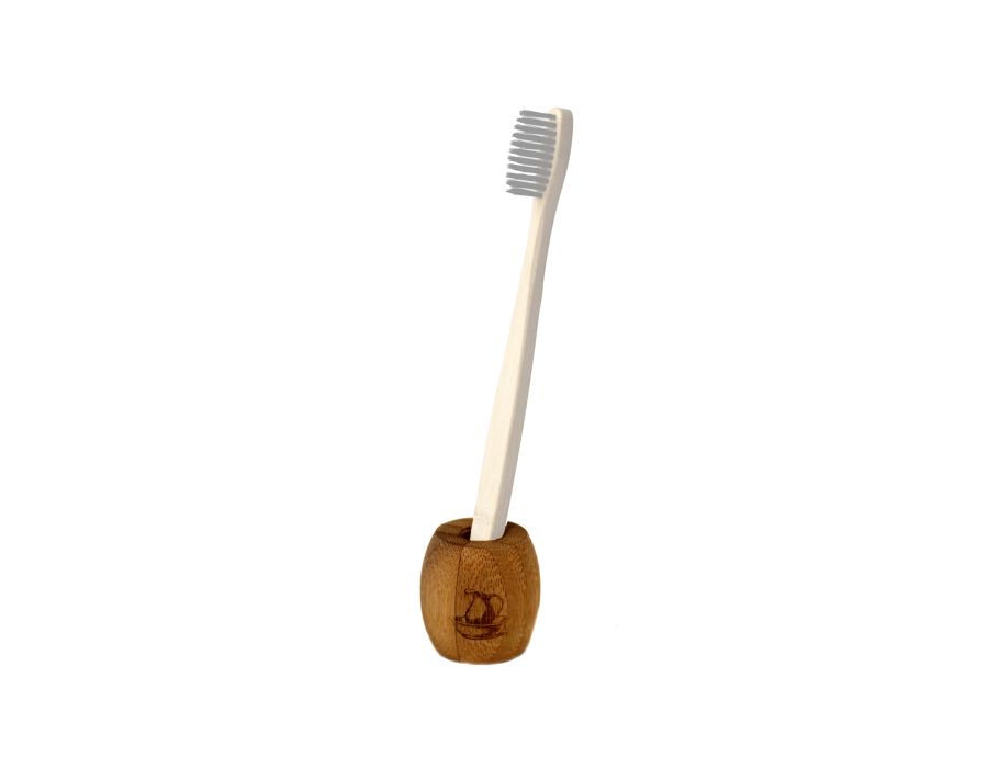 Bambú del soporte del cepillo de dientes de Loofy