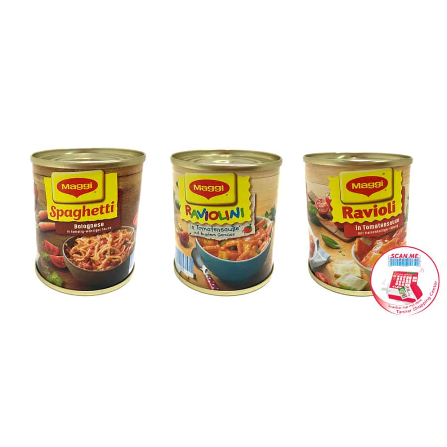 Play Set 3 lattine di metallo Maggi