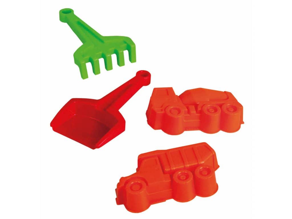Dinotoys Dino Toys Tatra Scoop, rastrello e 2 forme di sabbia