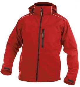 Dassy softshell tavira poliéster rojo m