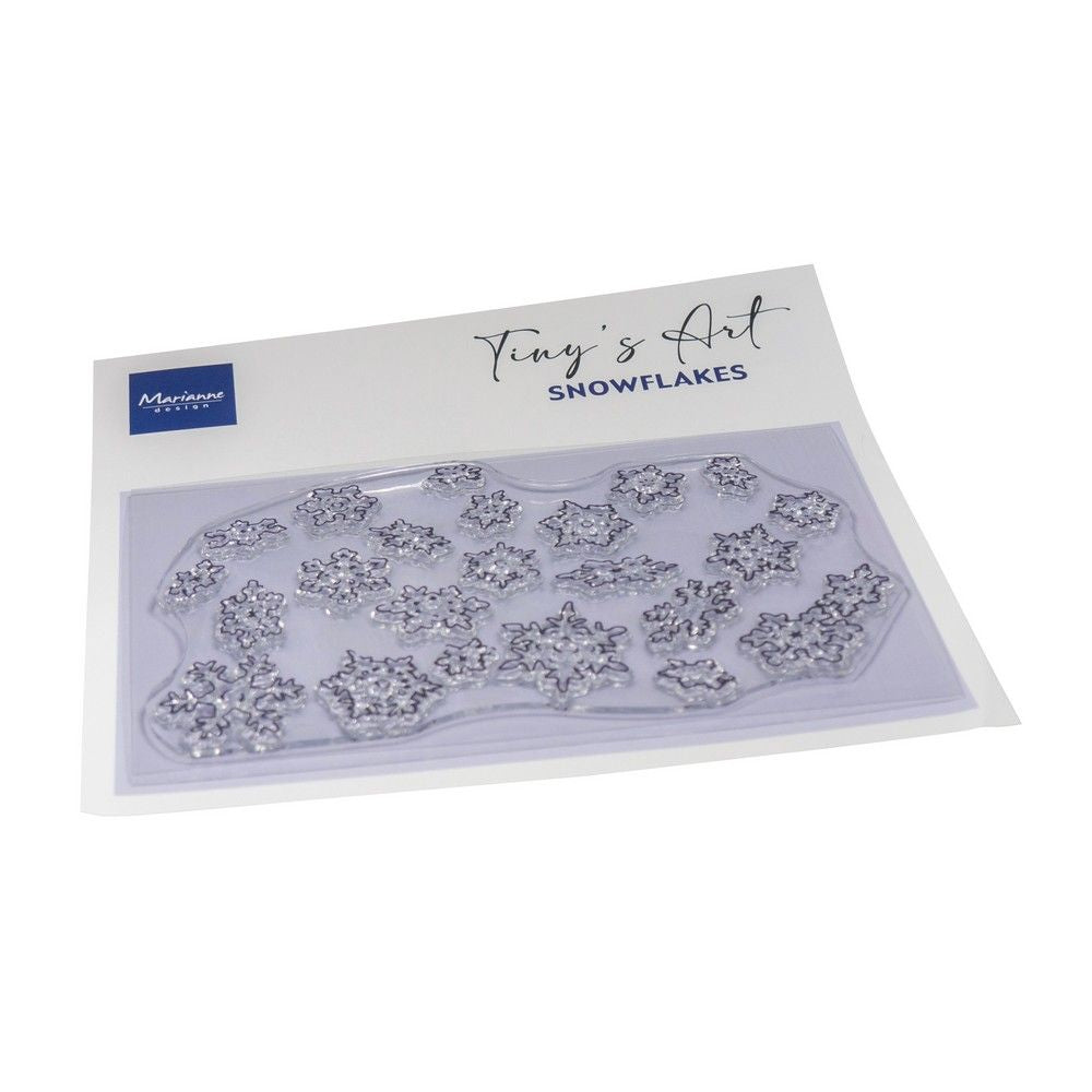 Design Marianne • timbri trasparenti tiny's art snowflakes
