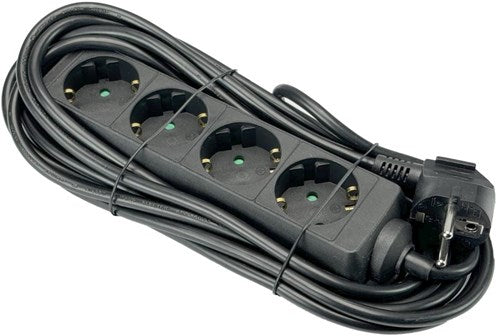 Tcd ra 4 vías cable negro de 3 metros