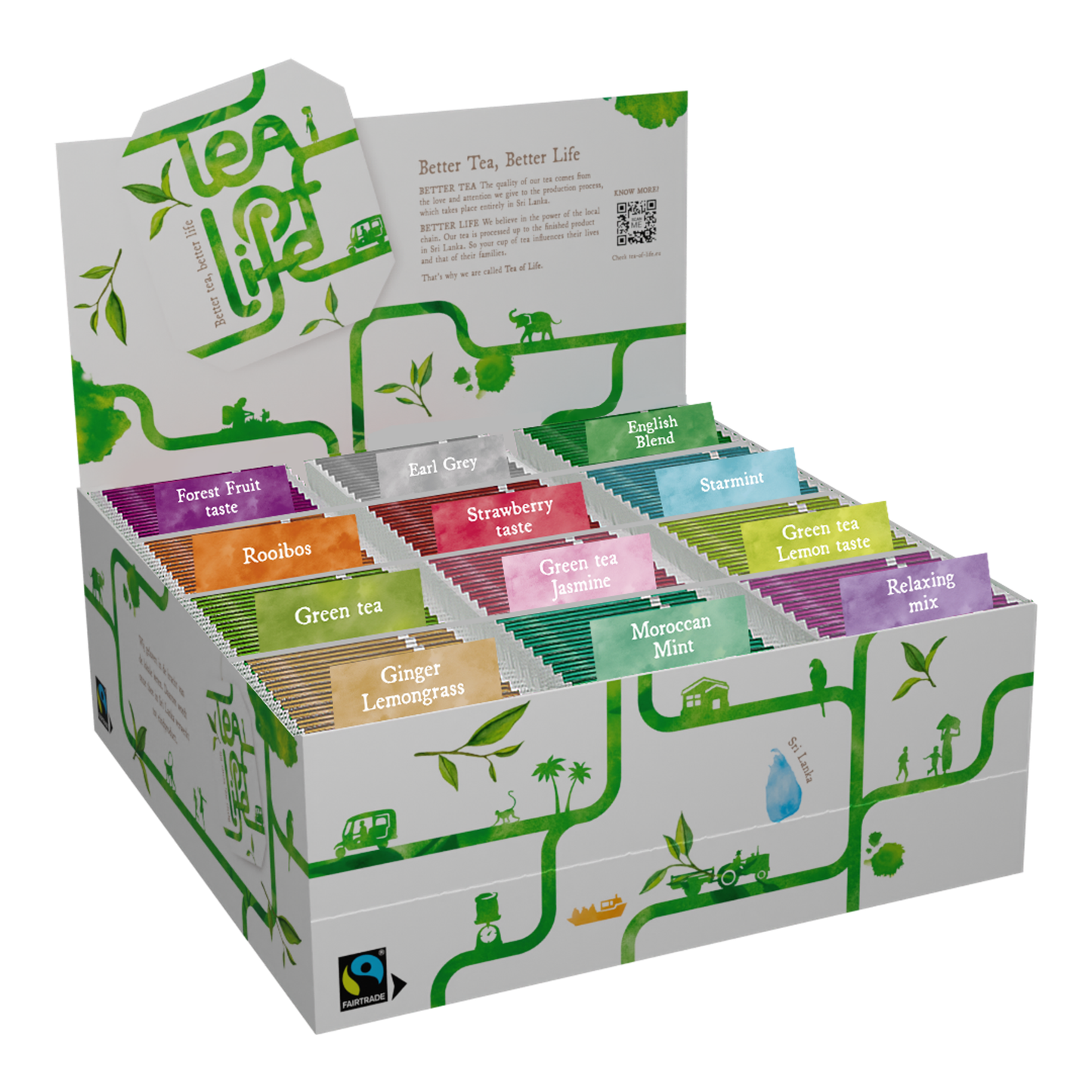 Caja surtida Té de la vida (120 piezas)