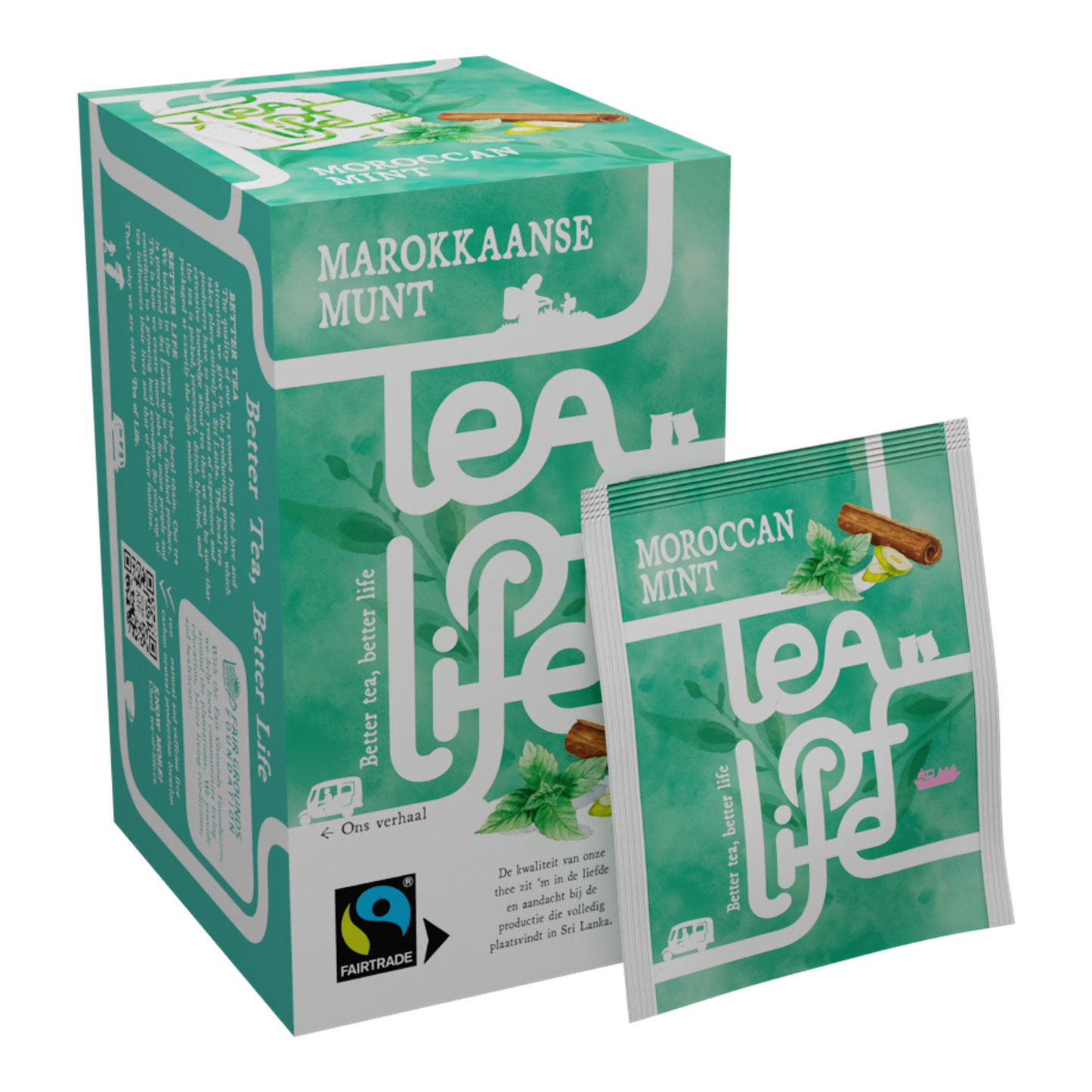 Té de la vida menta marroquí 1,5gr. (100 piezas)