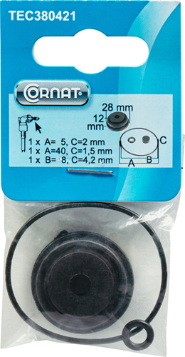 Set di ricambio Cornat t360799 valvola di riempimento (6 pezzi) - tec380421