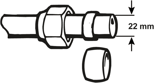 Cornat giunto a compressione anello ms 22mm (2 pezzi) - tec589080