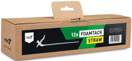 Pajita de espuma Tec7 (12 uds.) - 670011290