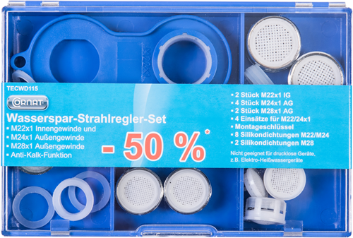 Cornat eco-set riscaldatori a risparmio energetico 23 pezzi - tecwd115