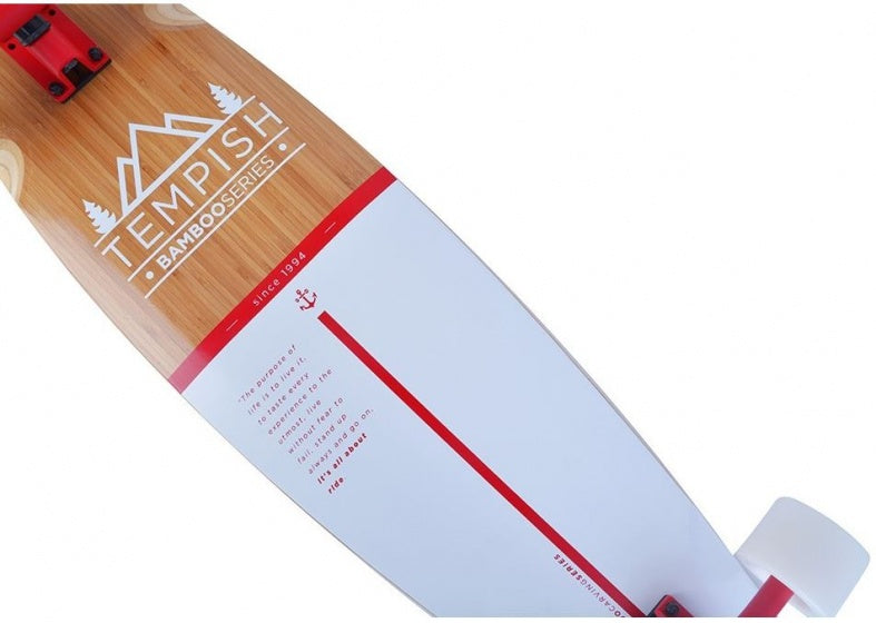 Flusso di longboard 109 x 23 cm bianco bianco