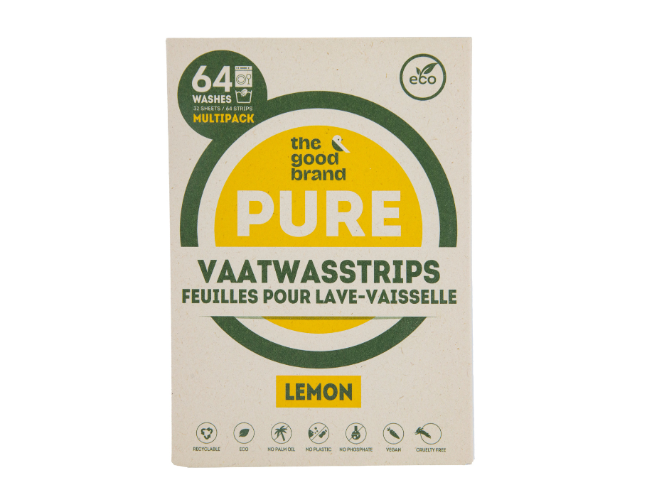 The good brand dishwasher strips - lemon - 64 pcs