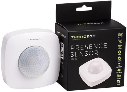 Detector de presencia Thorgeon de superficie de techo 360 grados blanco - 3900550