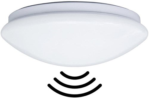 Plafoniera led Thorgeon 255mm bianco 12w tri-bianco ip44 + sensore - 5017770