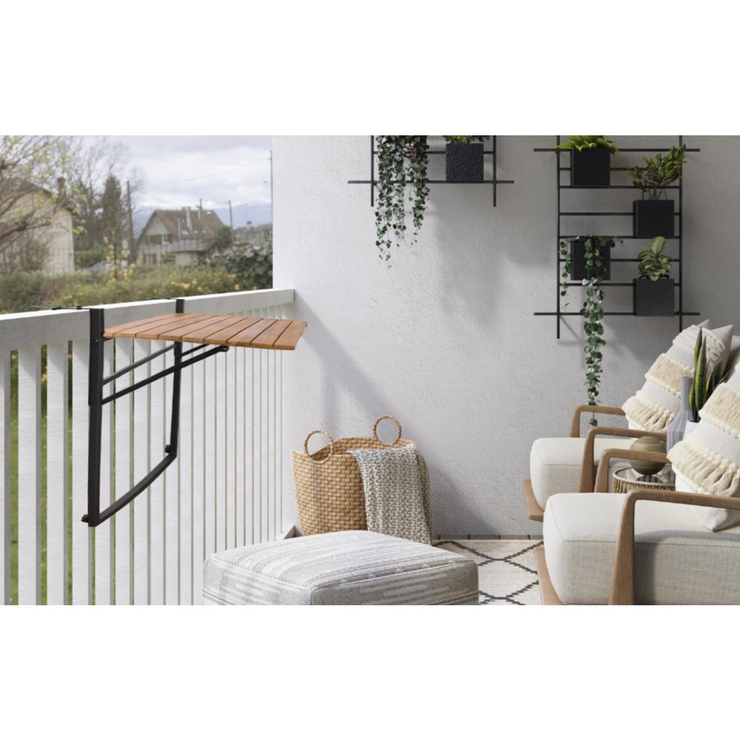 Tavolo da balcone Sens-line bono in legno di acacia
