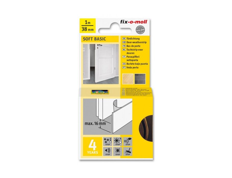 Puerta de neumático Fix-O-Moll White 38 mm