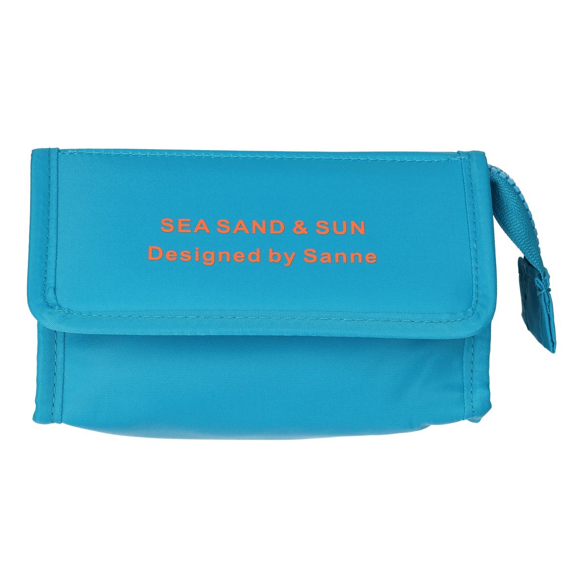 Specchio per viaggiatore Mare, Sand Sun Blauw Oranje 16,5 cm x 11 cm