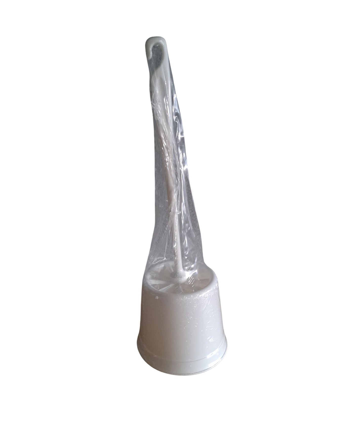 Escobillero con soporte blanco