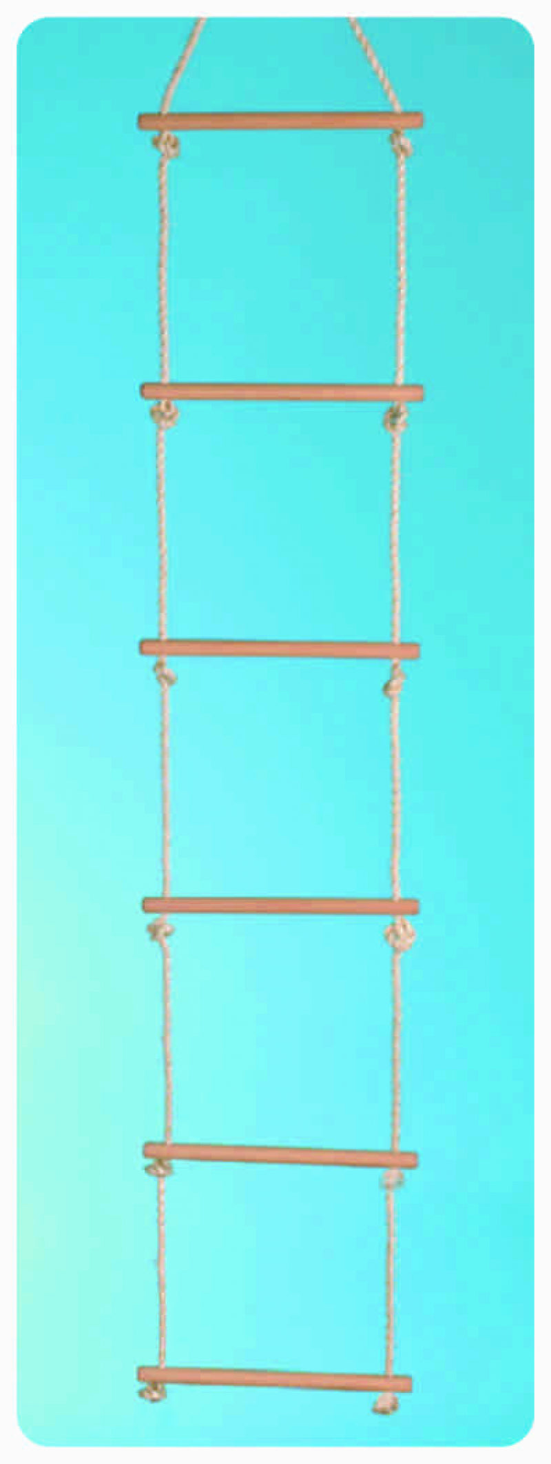 Escalera de cuerda nhf de 6 peldaños (8mm 2 metros)