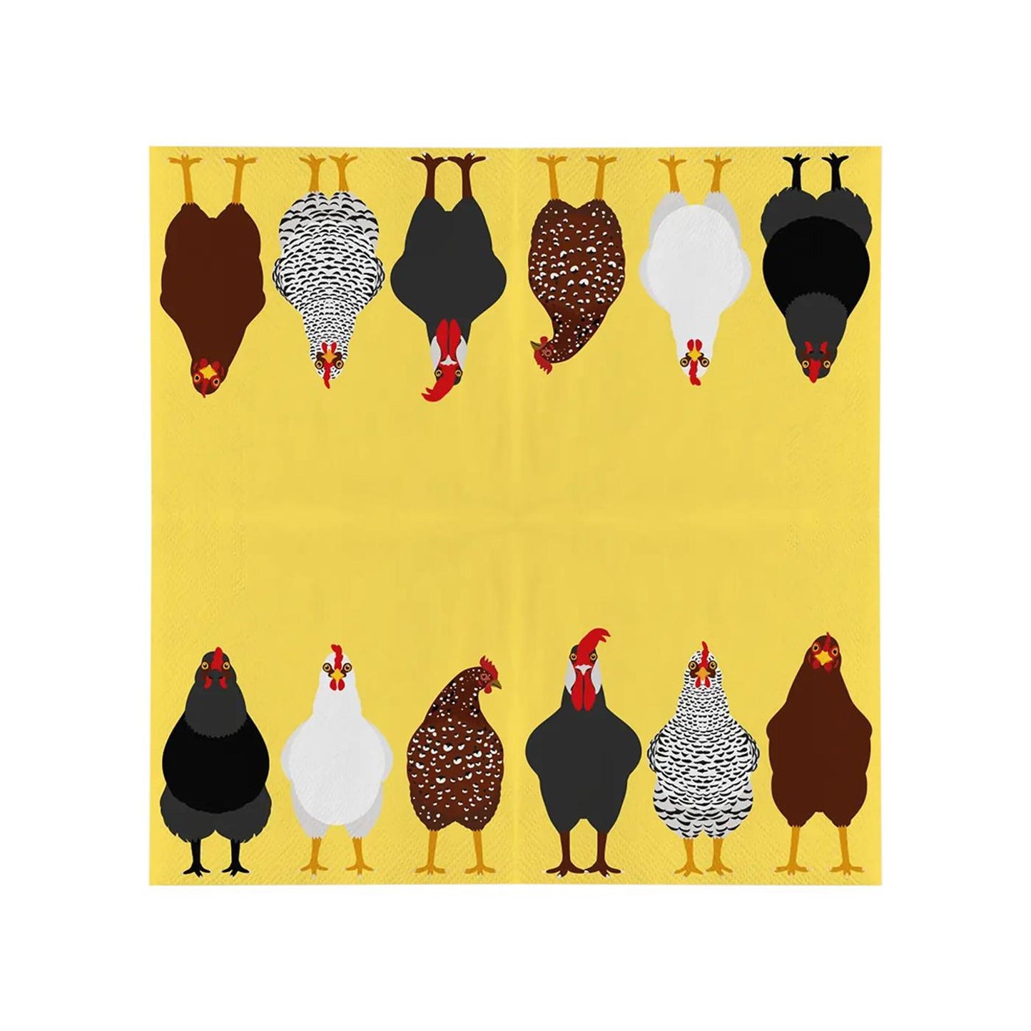 Tovaglioli Esschert design galline 33x33 cm