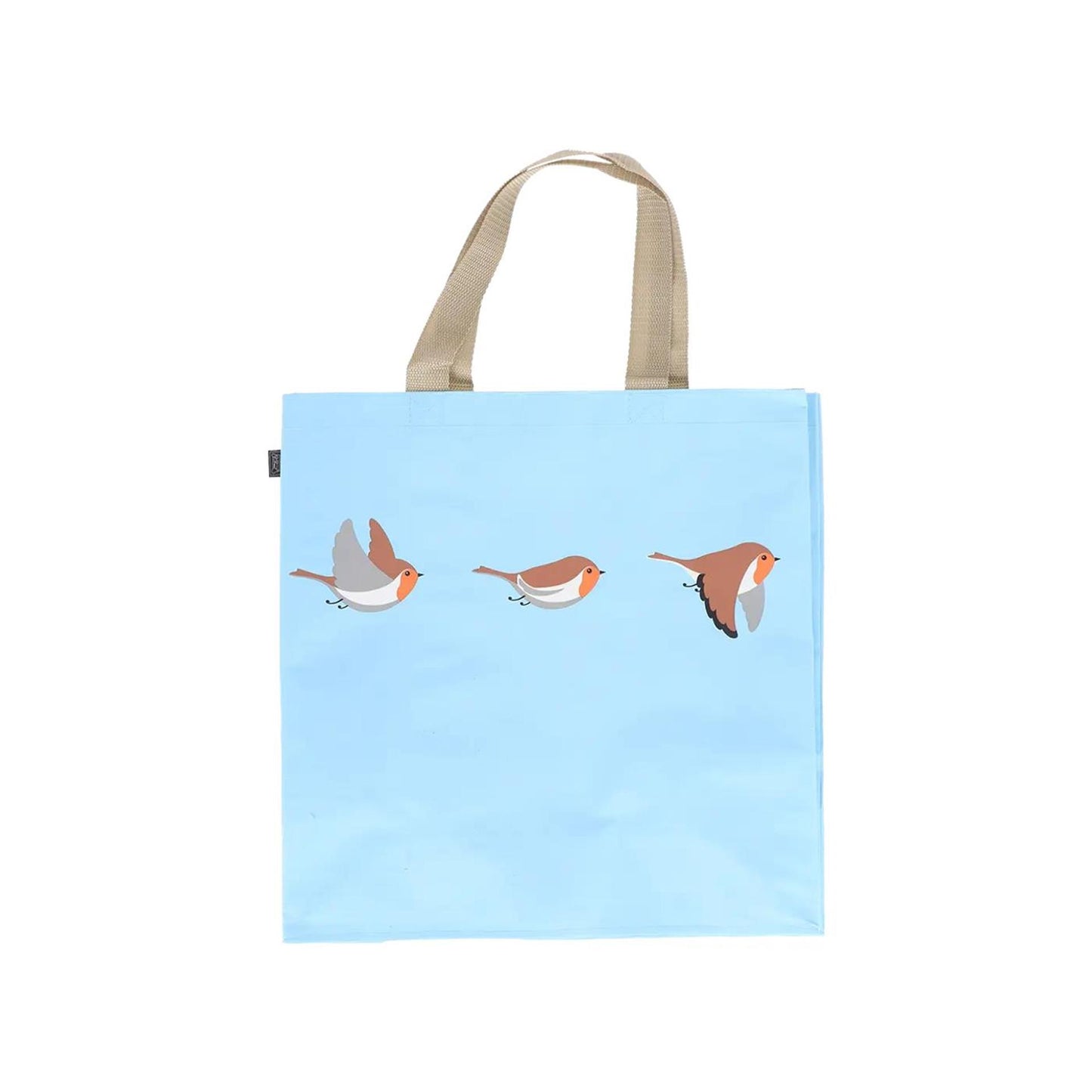 Borsa shopping Esschert design pettirossi 40x40cm