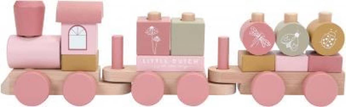 Tiamo Little Dutch Train Pink con 2 vagones