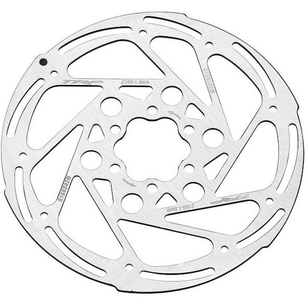 Shimano freno disco laser Ø160mm a 6 buche d'argento