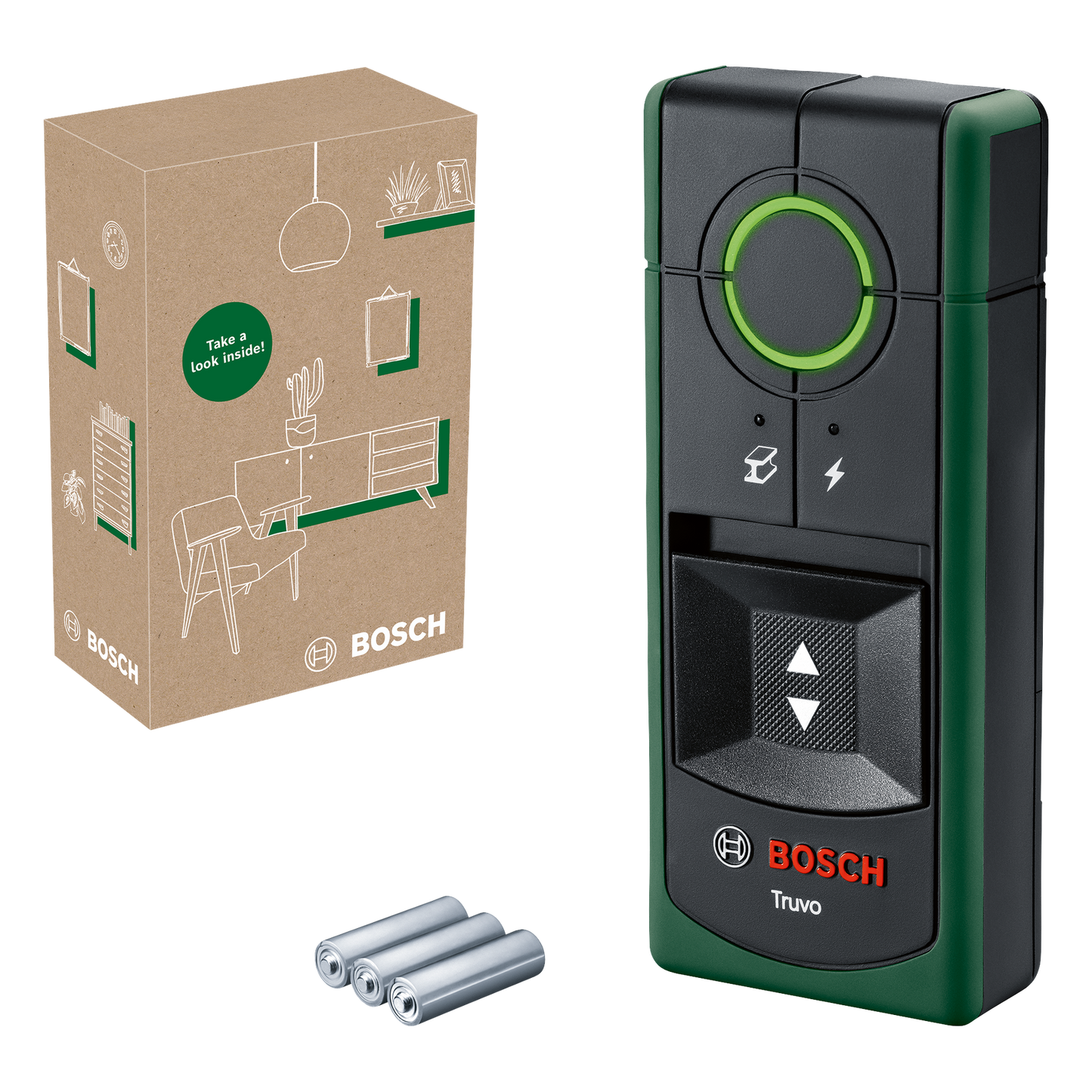 Rilevatore truvo verde Bosch | batterie incluse - 06036812z0