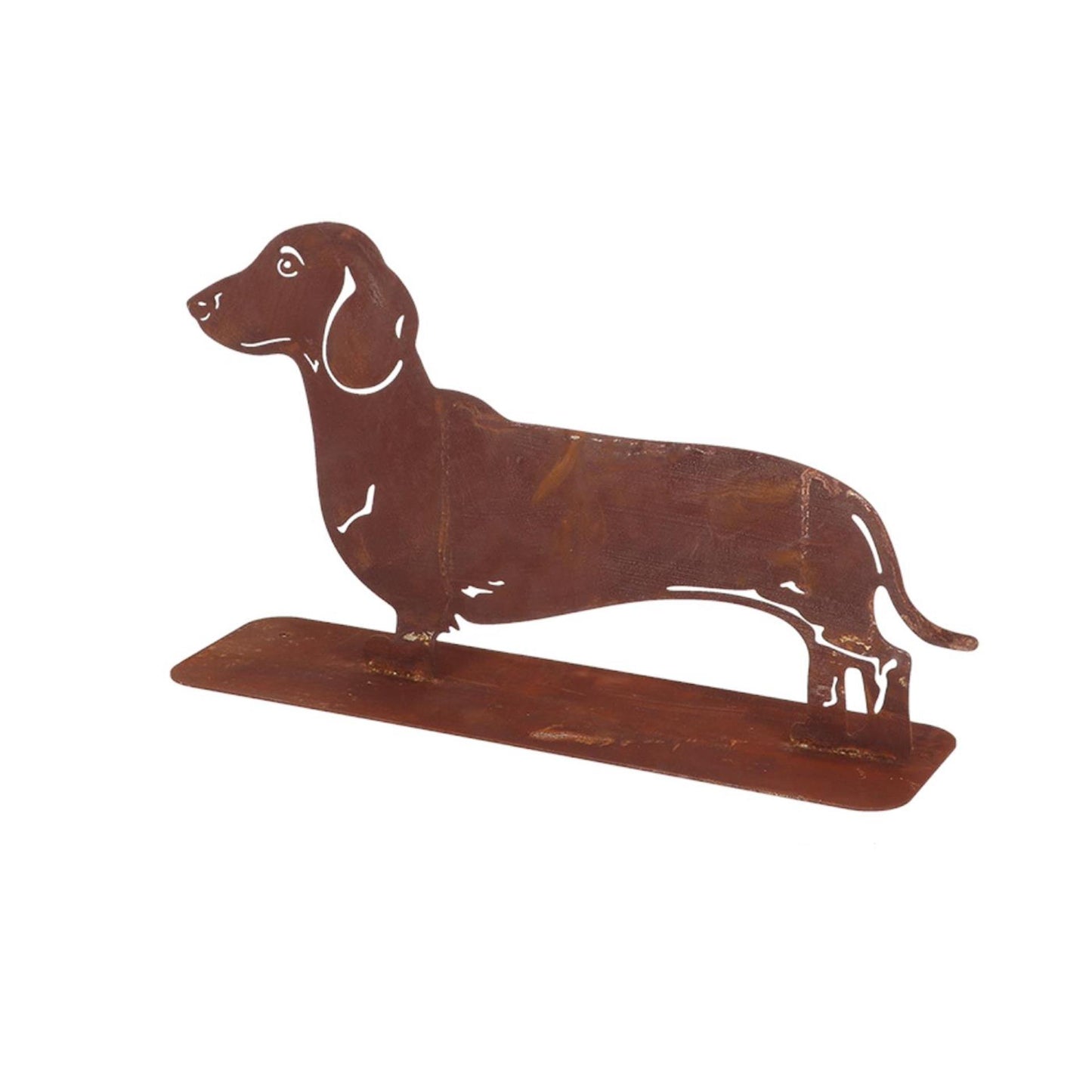 Esschert design perro salchicha óxido 37,8x30,6cm