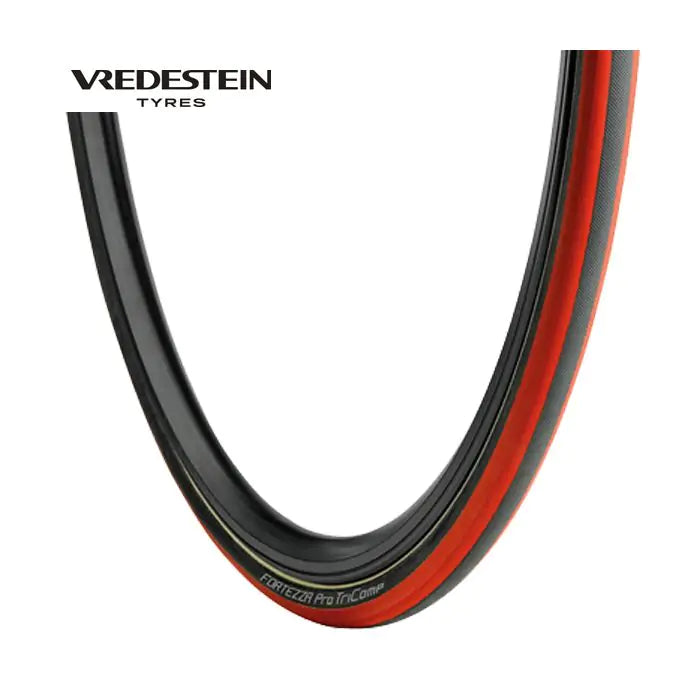 Tubo Vredestein 21-622 fortezza pro tricomp nero-rosso 28040