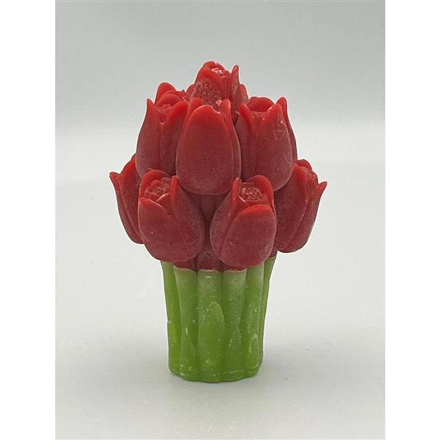 Vos decoraciones ramo de tulipanes perfumados rojo 10x6cm