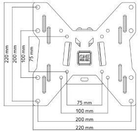 Soporte de pared para TV wm2211 uno para todos - 7312402