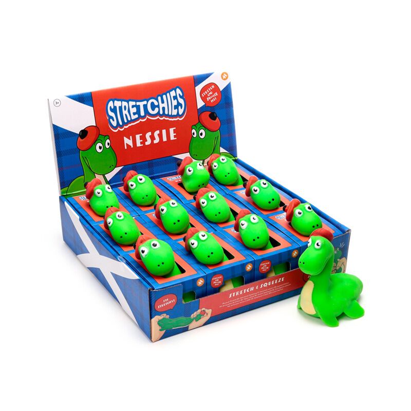 Juguete de recuerdo elástico de nessie escocia