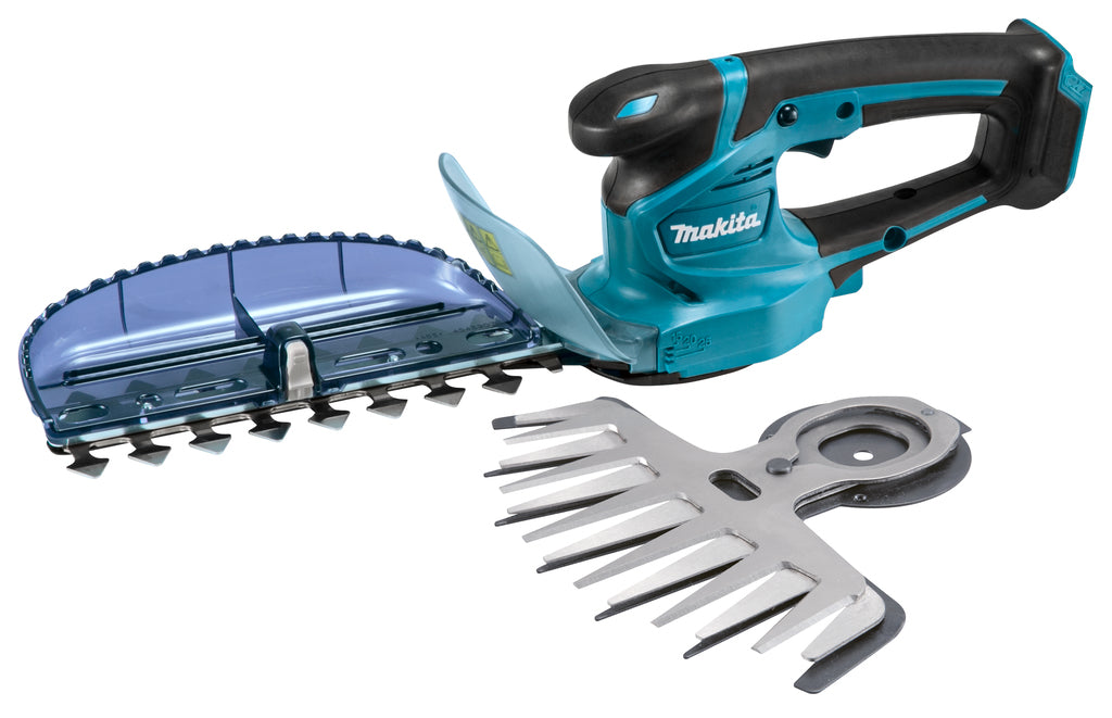 Makita uh201dzx | tijeras para césped de boj | 12v máximo | sin pilas ni cargador | en caja | incluido el juego de cuchillas para tijeras para césped - uh201dzx