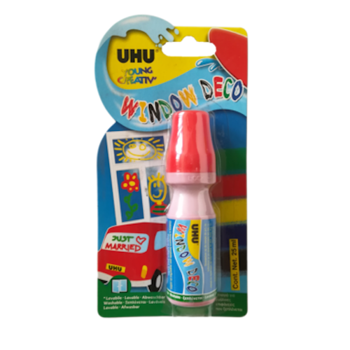 Uhu ventana palo rojo 25ml