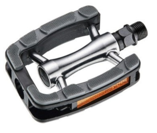 Pedales establecidos 9 de 16 pulgadas de gris negro