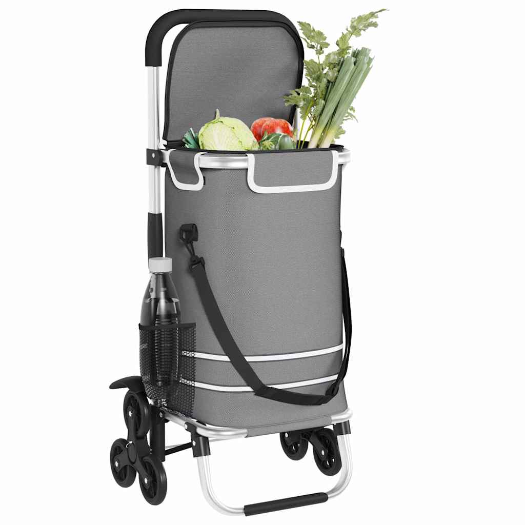 Carro tienda vidaxl gris 47 x 39 x 100,5 cm tela oxford