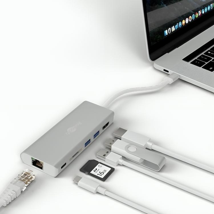 Goobay USB-C Multiport Adapter HDMI 4K30Hz + PD 60W