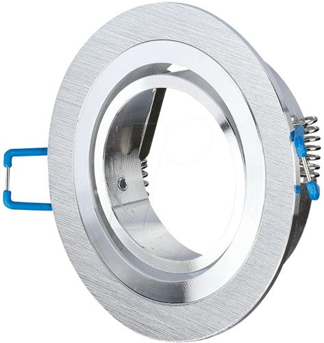 Foco empotrable V-tac orientable redondo 50mm aluminio cepillado 5013364
