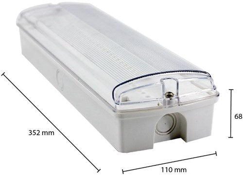 V-tac illuminazione di emergenza LED da superficie 4 watt IP65 - 5021700