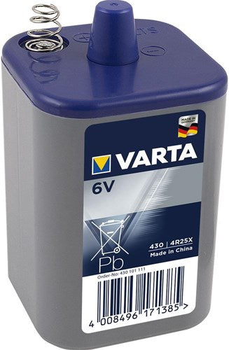 Varta bateria block 6v con resortes 4r25x varta 3111602