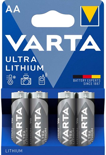 Batt di ultra litio aa krt a 4