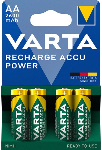 Batt de HR6 AA Penlite Recargable Krt A 4