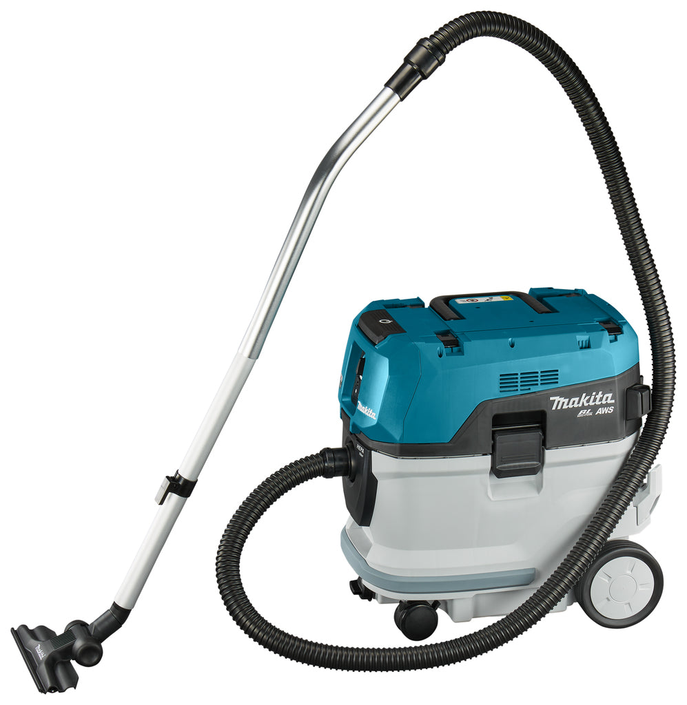 Makita vc007glz01 | Aspirador de batería 2x40v máx. | mojado y seco | clase l | aws | sin batería ni cargador vc007glz01